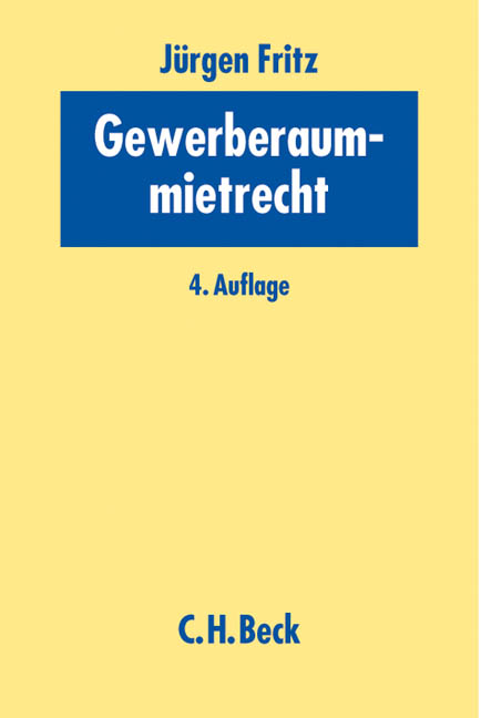 Gewerberaummietrecht - J&uuml;rgen Fritz