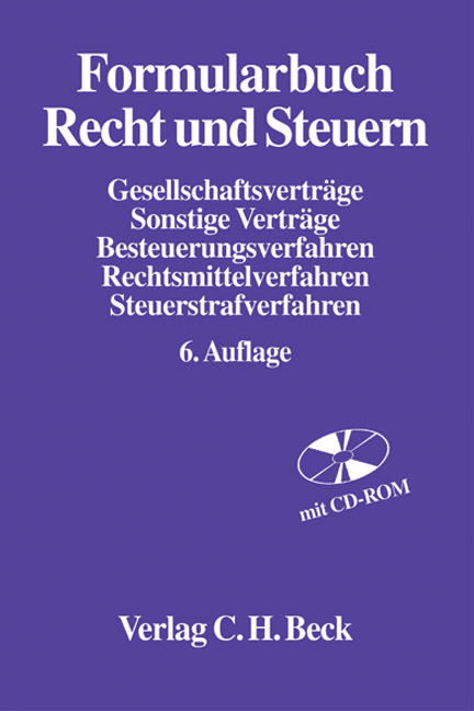 Formularbuch Recht und Steuern