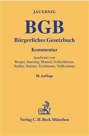 B&uuml;rgerliches Gesetzbuch - 