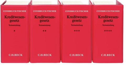 Kreditwesengesetz - Johannes Consbruch, Annemarie M&ouml;ller, Inge Lore B&auml;hre, Manfred Schneider, Reinfrid Fischer