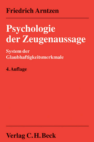 Psychologie der Zeugenaussage