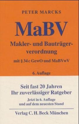 Makler- und Bautr&auml;gerverordnung (MaBV) - Peter Marcks