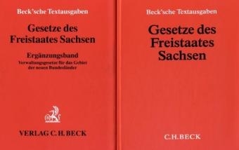 Gesetze des Freistaates Sachsen und Erg&auml;nzungsband des Freistaates Sachsen