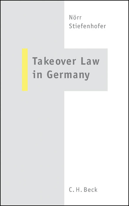 Takeover Law in Germany - 