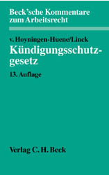 K&uuml;ndigungsschutzgesetz - Gerrick von Hoyningen-Huene, R&uuml;diger Linck