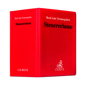 Steuererlasse, Grundwerk zur Fortsetzung