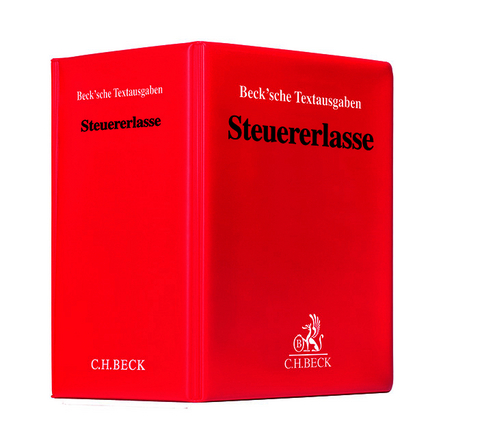 Steuererlasse, Grundwerk zur Fortsetzung