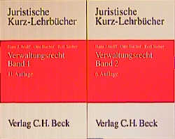 Verwaltungsrecht Gesamtwerk - Hans J Wolff, Otto Bachof, Rolf Stober