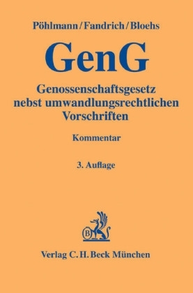 Genossenschaftsgesetz - Eduard Hettrich, Peter P&ouml;hlmann