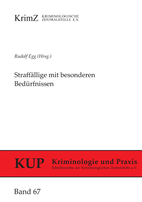 Straff&auml;llige mit besonderen Bed&uuml;rfnissen - 