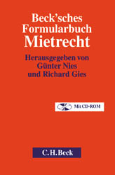 Beck'sches Formularbuch Mietrecht
