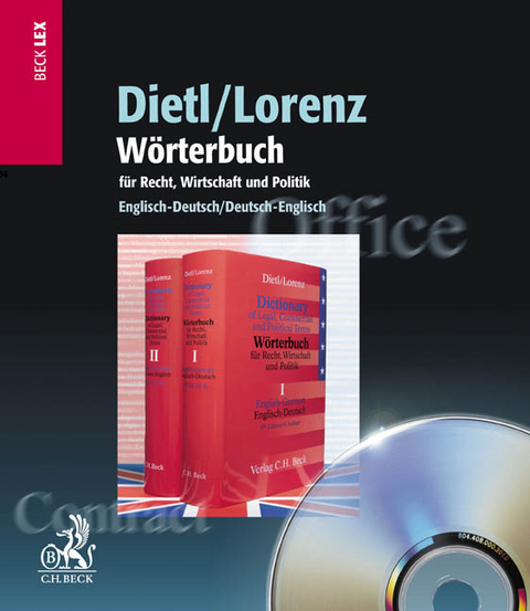 W&ouml;rterbuch f&uuml;r Recht, Wirtschaft und Politik auf CD-ROM - Clara-Erika Dietl, Egon Lorenz
