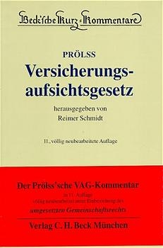 Versicherungsaufsichtsgesetz - Erich Pr&ouml;lss