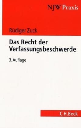 Das Recht der Verfassungsbeschwerde