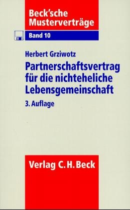 Partnerschaftsvertrag fÃ¼r die nichteheliche Lebensgemeinschaft