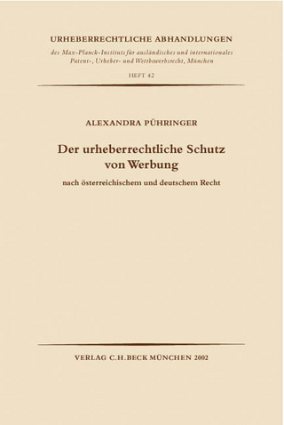 Der urheberrechtliche Schutz von Werbung