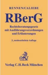 Rechtsberatungsgesetz - G&uuml;nter Rennen, Gabriele Caliebe
