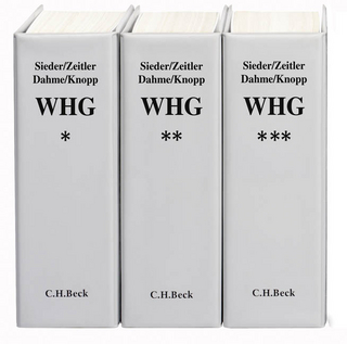 Wasserhaushaltsgesetz, Abwasserabgabengesetz. WHG