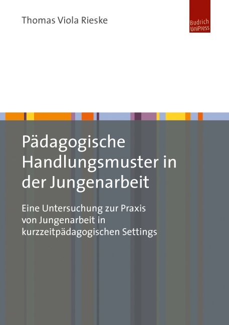 P&auml;dagogische Handlungsmuster in der Jungenarbeit - Thomas Viola Rieske