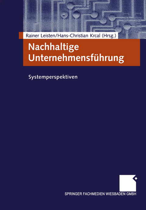 Nachhaltige Unternehmensf&uuml;hrung - 