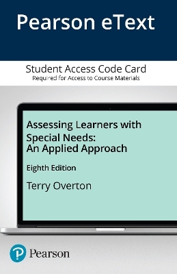 Assessing Learners with Special Needs - Terry Overton