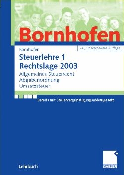 Steuerlehre - Manfred Bornhofen, Ernst Busch