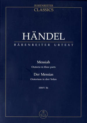 Der Messias HWV 56, Studienpartitur. Messiah, Study score