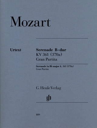 Wolfgang Amadeus Mozart - Serenade „Gran Partita“ B-dur KV 361 für 2 Oboen, 2 Klarinetten, 2 Bassetthörner, 4 Hörner, 2 Fagotte und Kontrabass