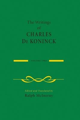 Writings of Charles De Koninck