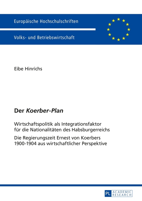 Der &laquo;Koerber-Plan&raquo; - Eibe Hinrichs