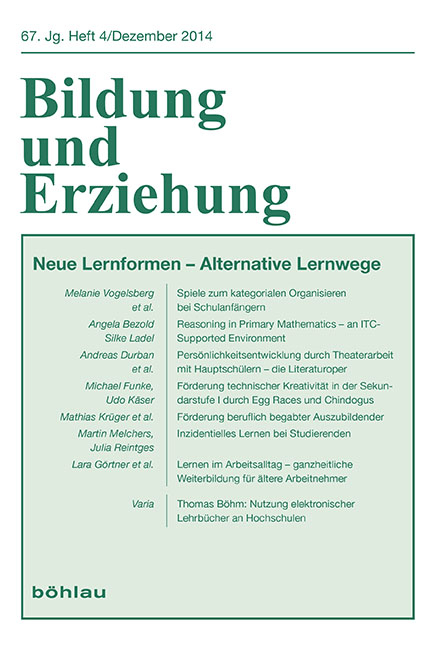Neue Lernformen &ndash; Alternative Lernwege - 