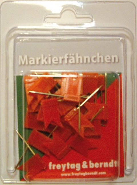 Pin Fähnchen rot - 