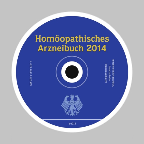 Hom&ouml;opathisches Arzneibuch 2014 (HAB 2014) CD-ROM