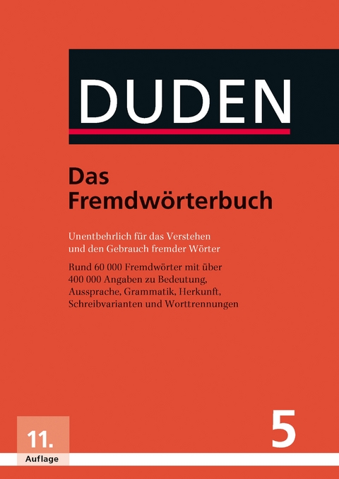 Das Fremdw&ouml;rterbuch -  Dudenredaktion