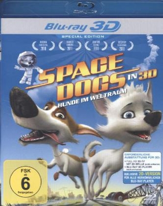 Space Dogs, Hunde im Weltraum 3D, 1 Blu-ray