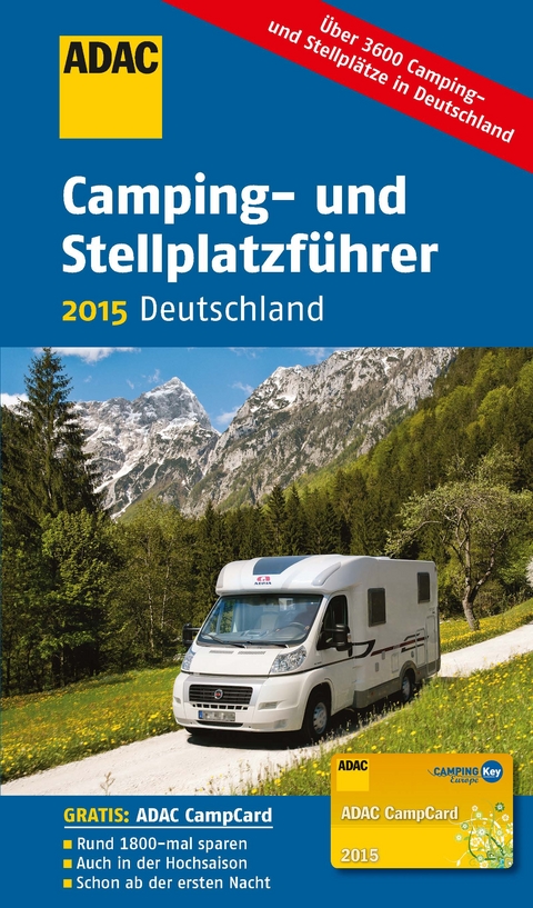 ADAC Camping-/Stellplatzf&uuml;hrer Deutschland 2015