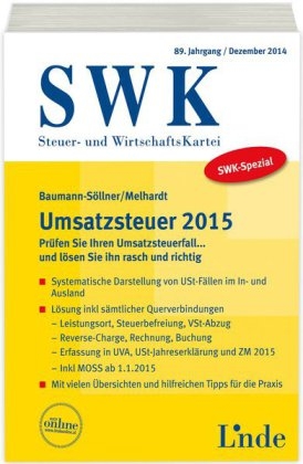 SWK-Spezial Umsatzsteuer 2015 - Susanne Baumann-Söllner, Stefan Melhardt