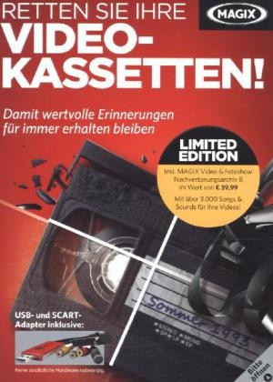 MAGIX Retten Sie Ihre Videokassetten - Limited Edition, CD-ROM