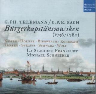 Telemann & C.P.E. Bach: Hamburger Kapitänsmusiken, 2 Audio-CDs