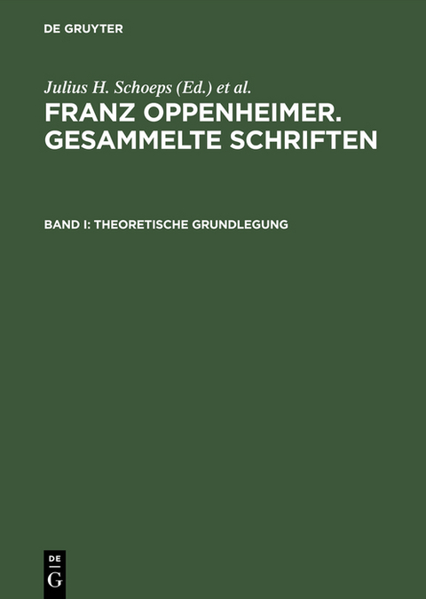 Theoretische Grundlegung - 