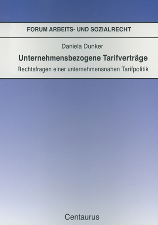 Unternehmensbezogene Tarifverträge