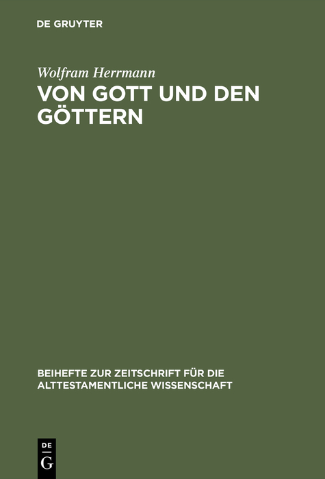 Von Gott und den G&ouml;ttern - Wolfram Herrmann