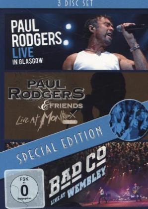 Live In Glasgow / Live At Montreux 1994 / Live At Wembley, 3 DVDs (Special Edition)