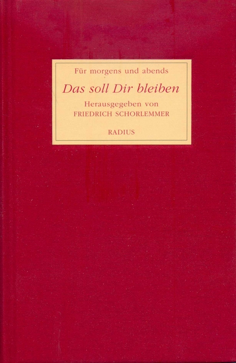 Das soll Dir bleiben - 