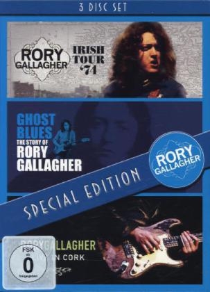 Irish Tour '74 / Ghost Blues / Live In Cork, 3 DVDs (Special Edition) - Rory Gallagher