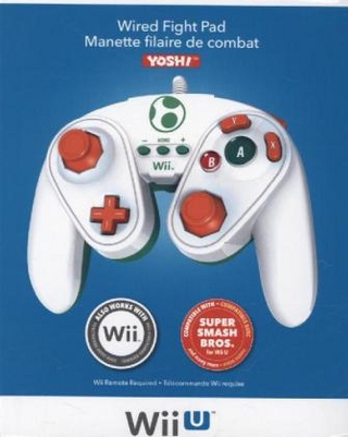 Gamecube Controller für WiiU, Yoshi Design. Wired Fight Pad, Yoshi