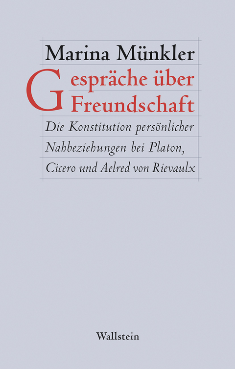 Gespr&auml;che &uuml;ber Freundschaft - Marina M&uuml;nkler