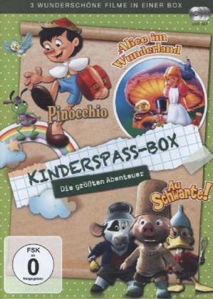 Kinderspass Box - Die gr&ouml;&szlig;ten Abenteuer, 3 DVDs