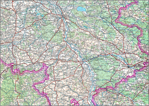 Karte von Schlesien - 