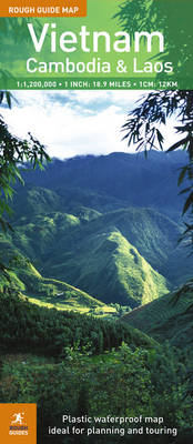 The Rough Guide Map Vietnam, Laos and Cambodia